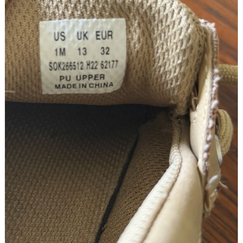 Sperry Top Sider Kids Boat Shoes Tan Leather Lace Up Size 1 M - Picture 10 of 10